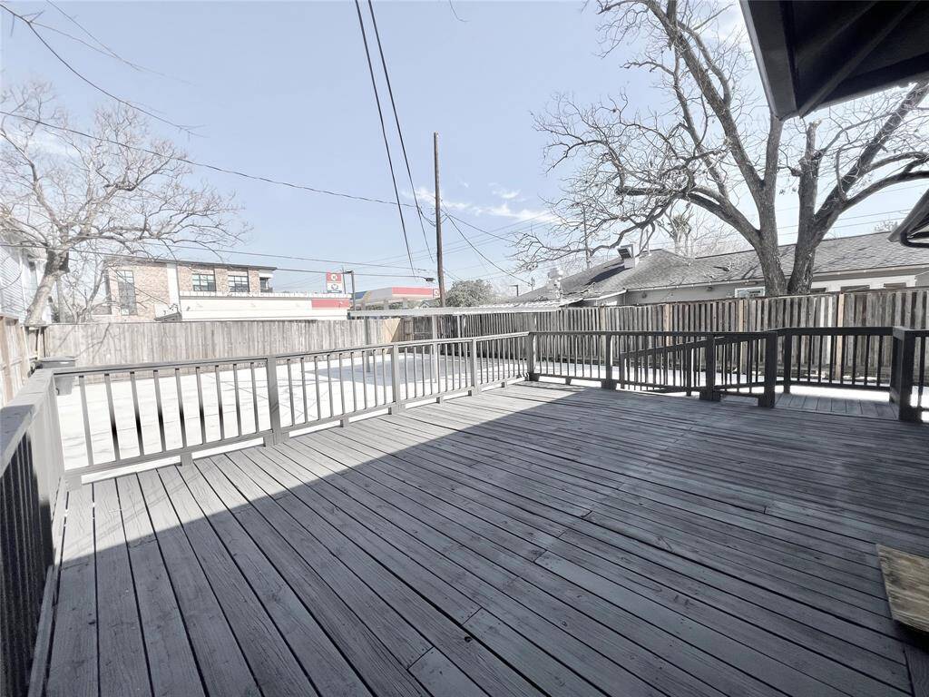 Back deck