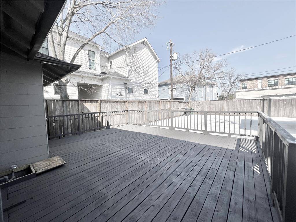 Back deck