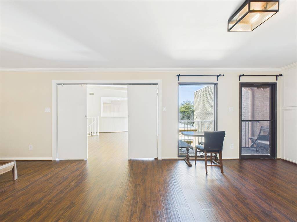 Bedroom opens up to the Media/Game Lounge