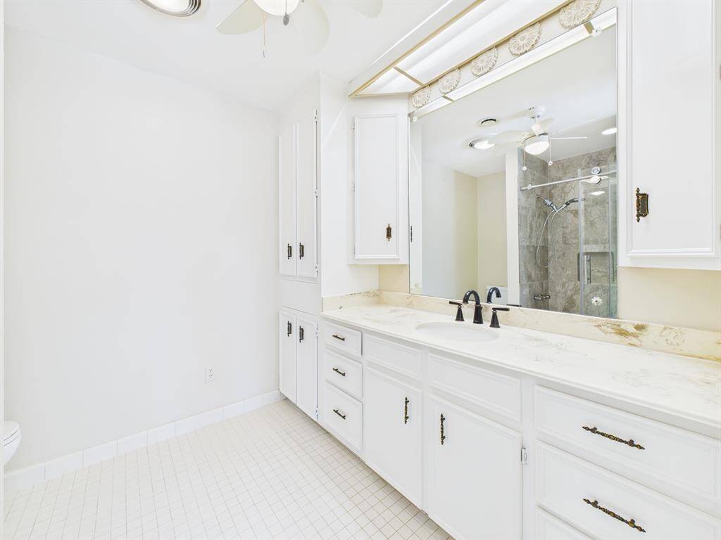 Primary Bath with Oversized Vanity and Lots of Storage