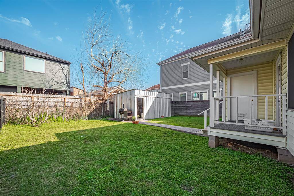 Sought after backyard space! Perfect for furry friends and outdoor entertainment.