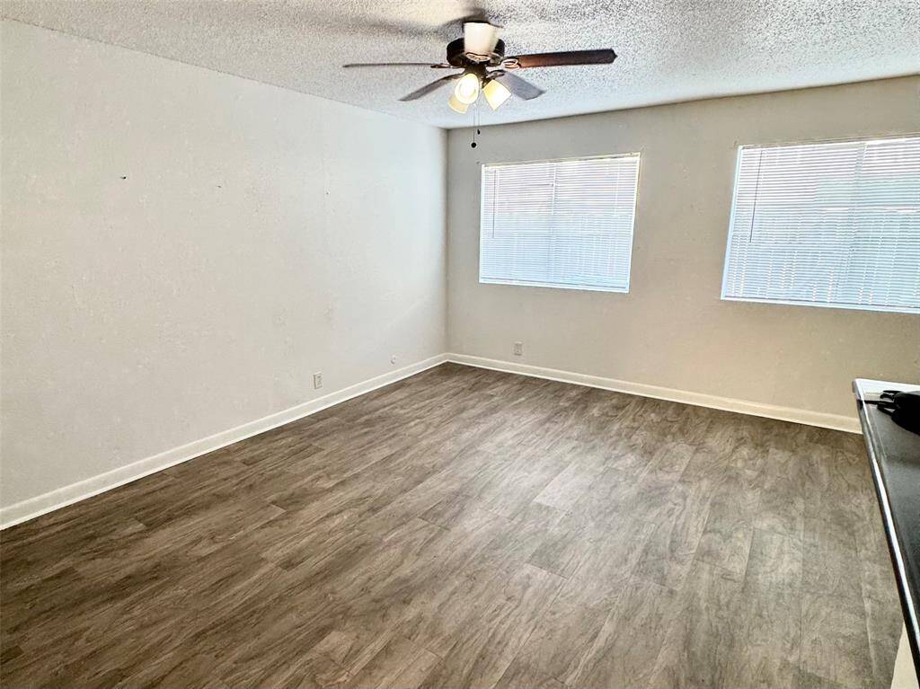 Living room and breakfast bar