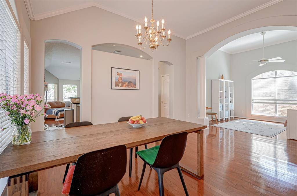 Formal Dining Room & Living Room that Could be Playroom, Game Room or Studay.