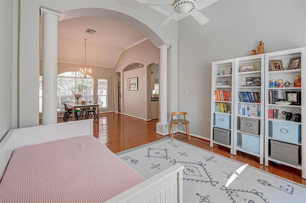 View of Dining Room from Living Room/Study/Game Room.