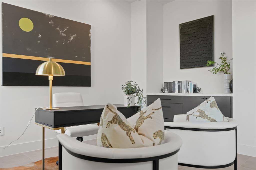 Home Office Downstairs. - Echo Custom Homes