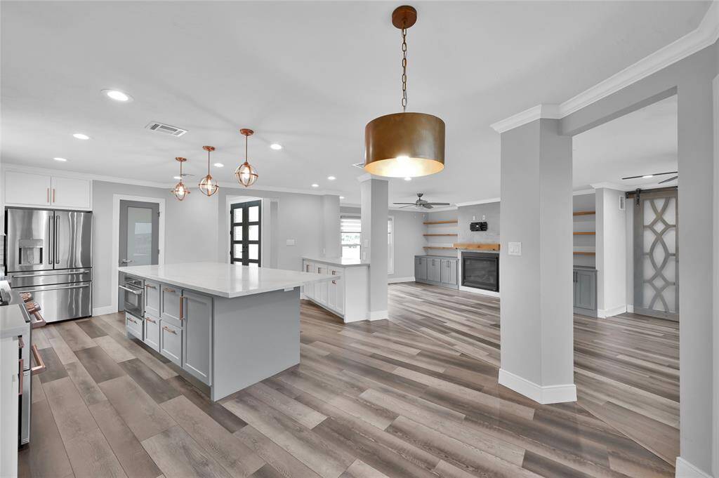 Dining view toward kitchen