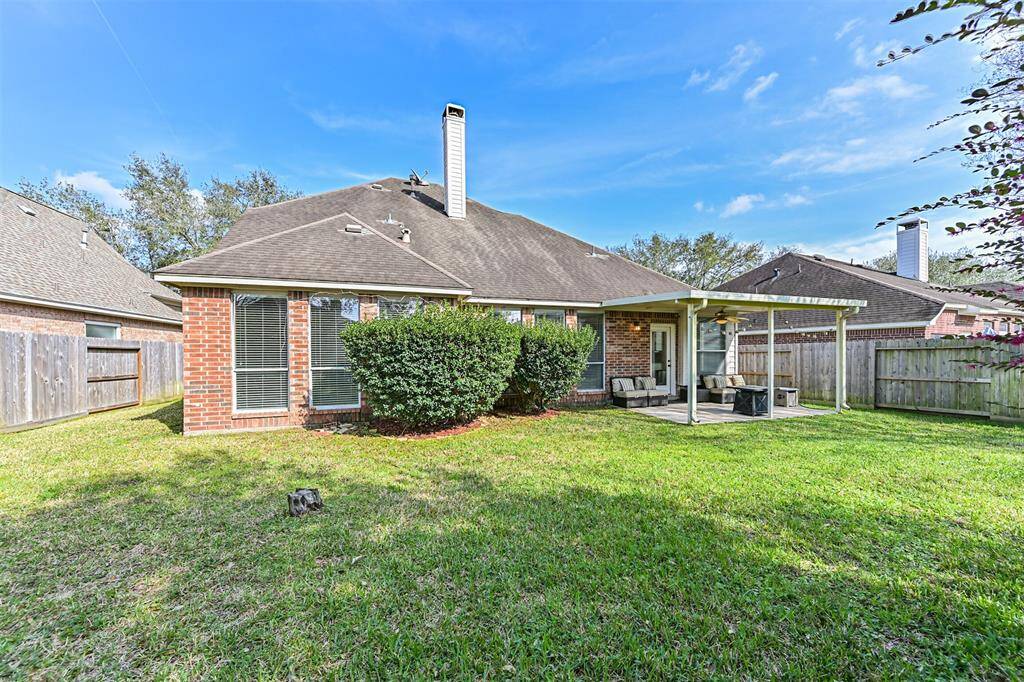 Secondary view of the backyard.