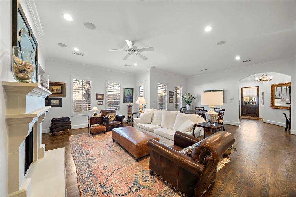 Step inside and you're greeted with a stunning entry, gorgeous hardwood floors and an elegant staircase. The open and airy feel sets the tone for the warm and inviting living spaces.