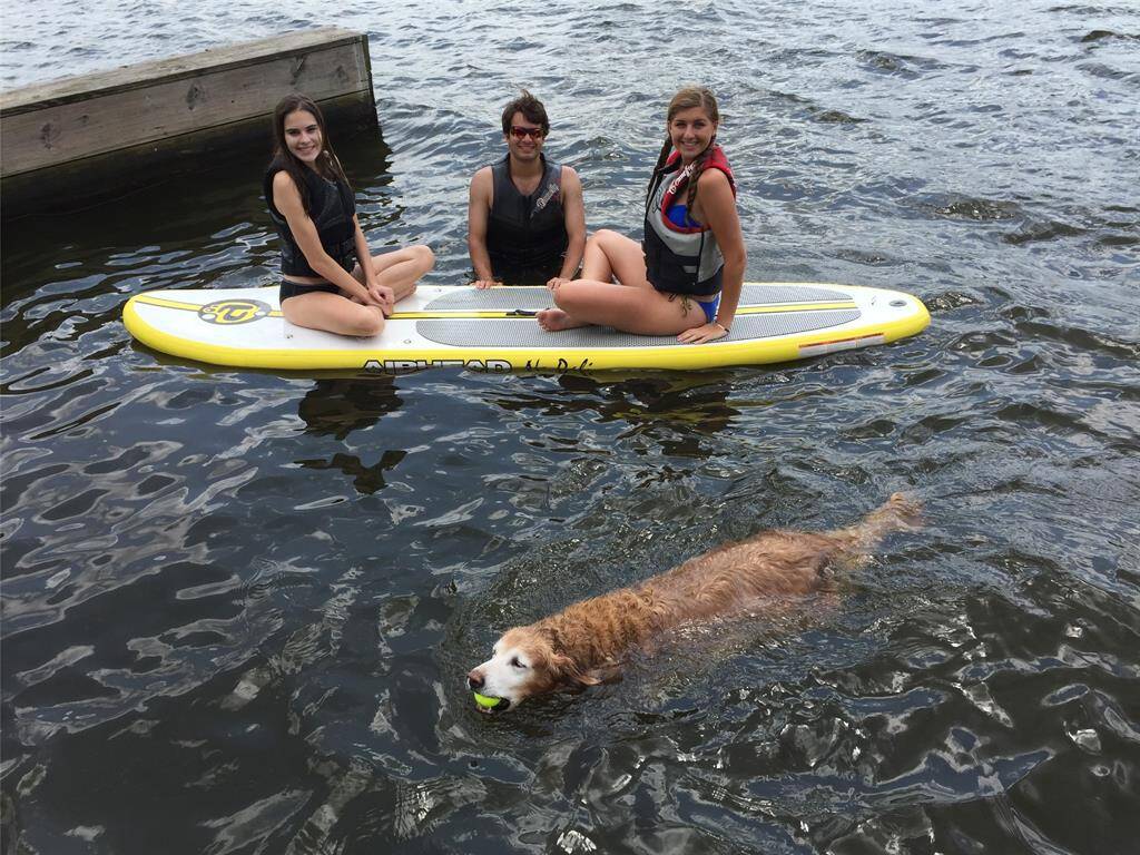 Community boat launch and fishing pier.  Great place to launch your paddle board too!