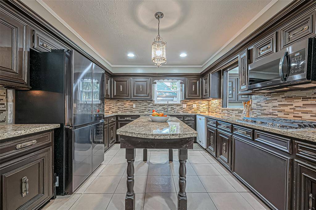 A chef's paradise with abundant cabinet and counter space.