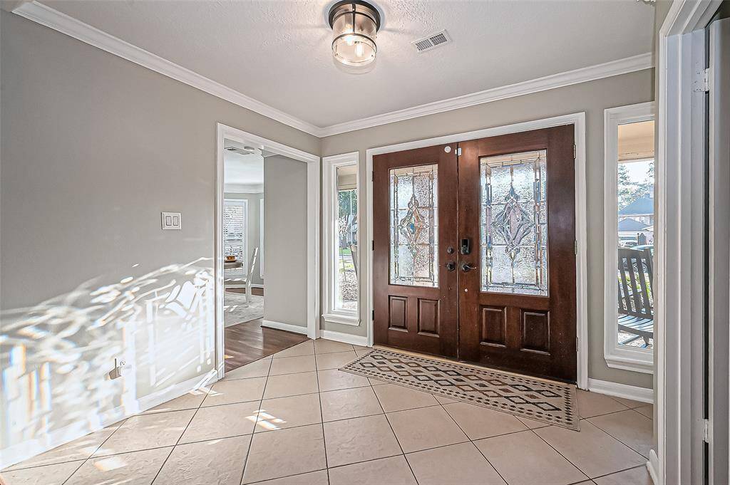 Welcome guests with a bright, inviting foyer.