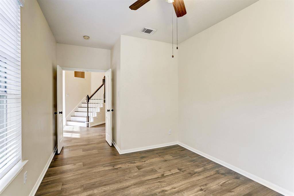 Double doors in the office for privacy