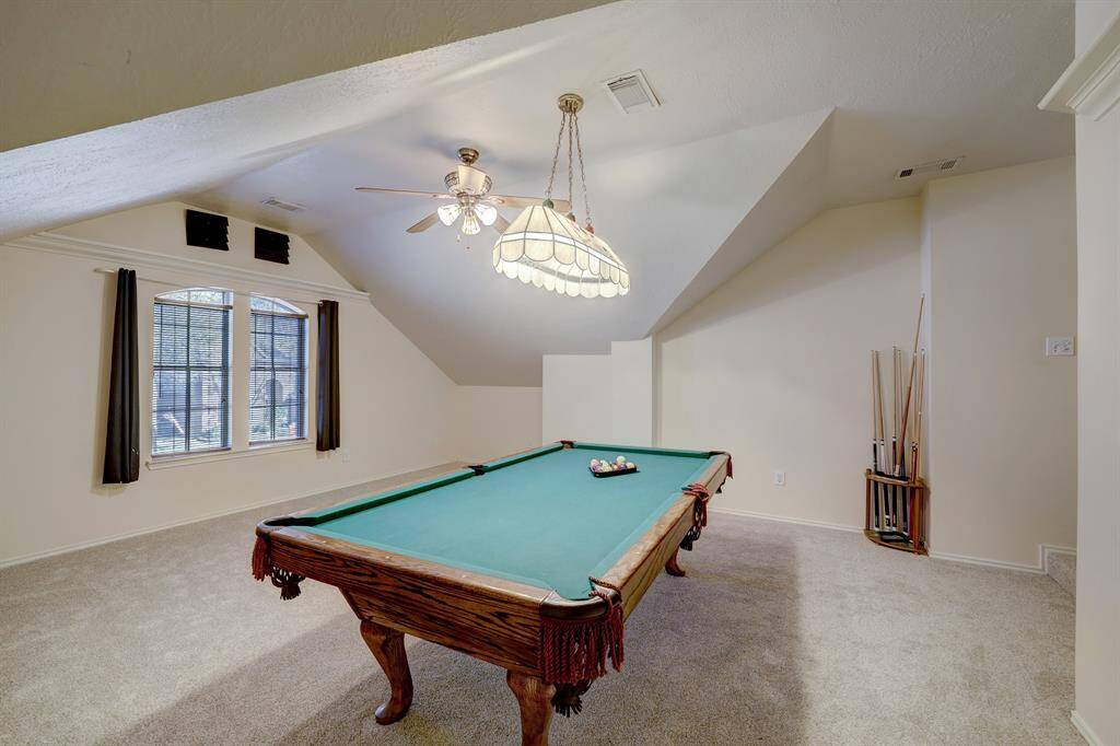 Pool table and accessories are included!