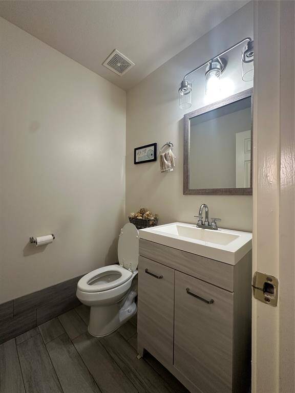 Half bath on first floor