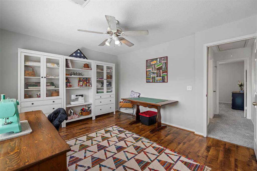 The view shows how spacious this secondary bedroom is.  We call "DIBS!"