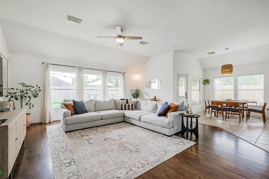 Plenty of windows for an abundance of natural light! Easily entertain from the kitchen with this open floorplan.