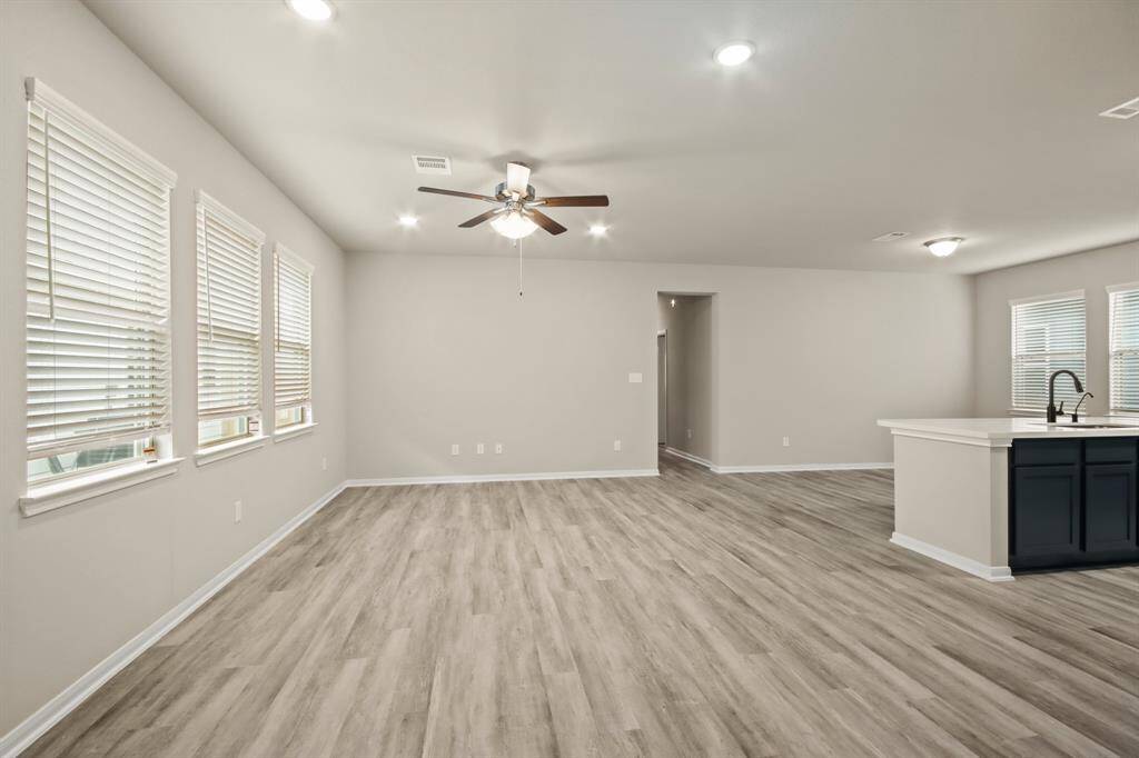 Bright open floor plan