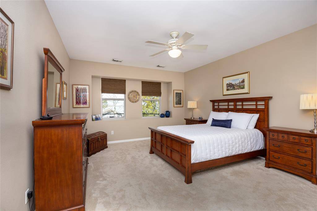 Spacious master bedroom