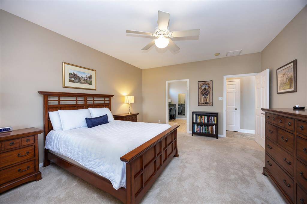 Spacious master bedroom