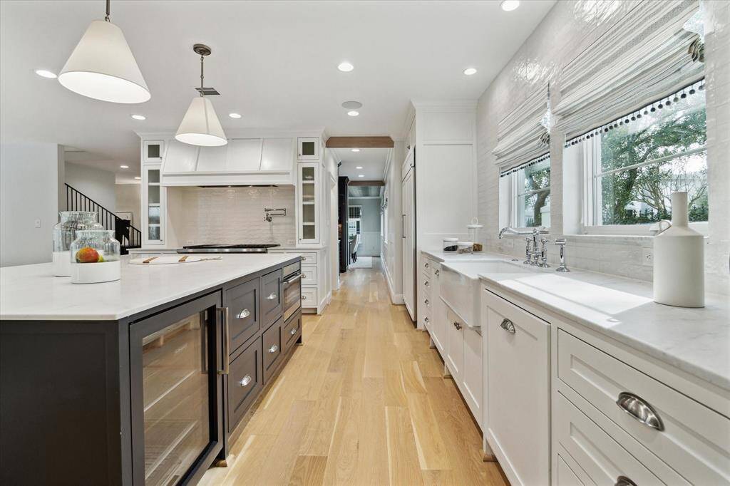 Kitchen with view towards the Butler's pantrey and Dining Room.