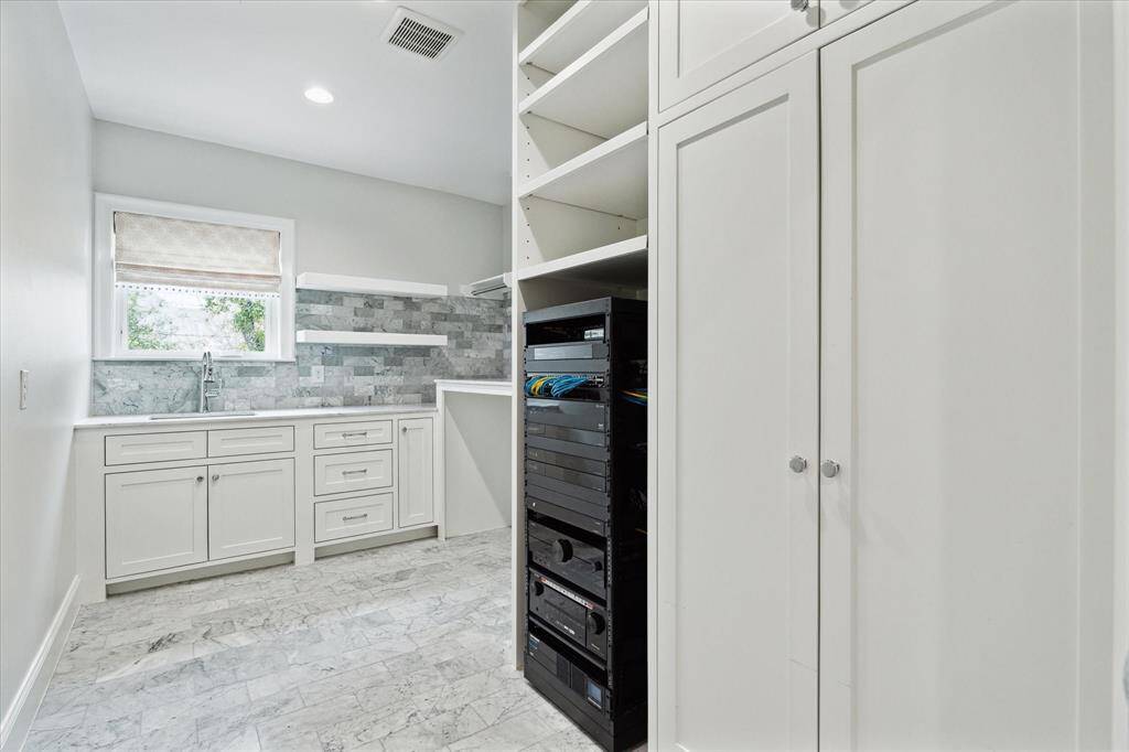 Utility room. 2nd floor. Control 4 media rack.