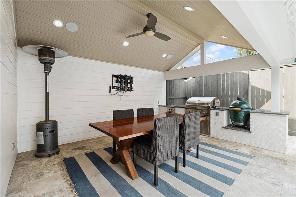 Cabana with Outdoor Kitchen.