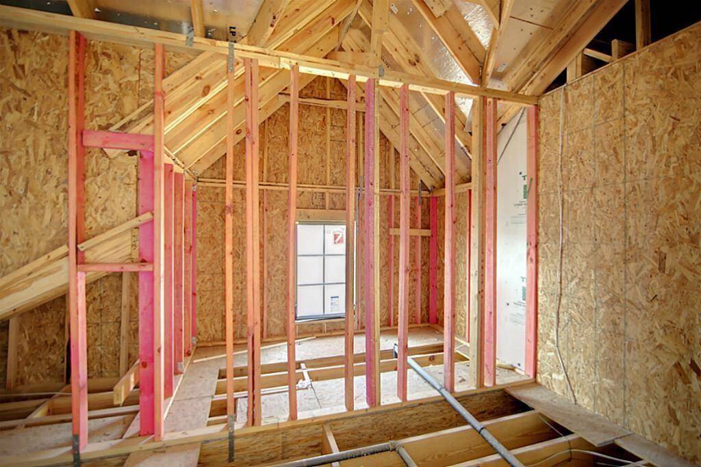 one of two attics.