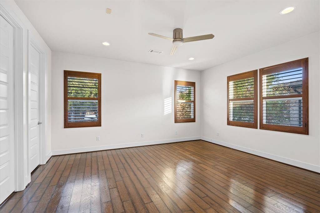 Enjoy the seamless design of this home, featuring hardwood floors throughout for a refined, total carpet-free ambiance