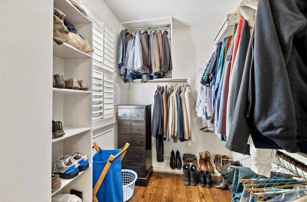 His Closet. Spacious and with many storage for your personal belongings!