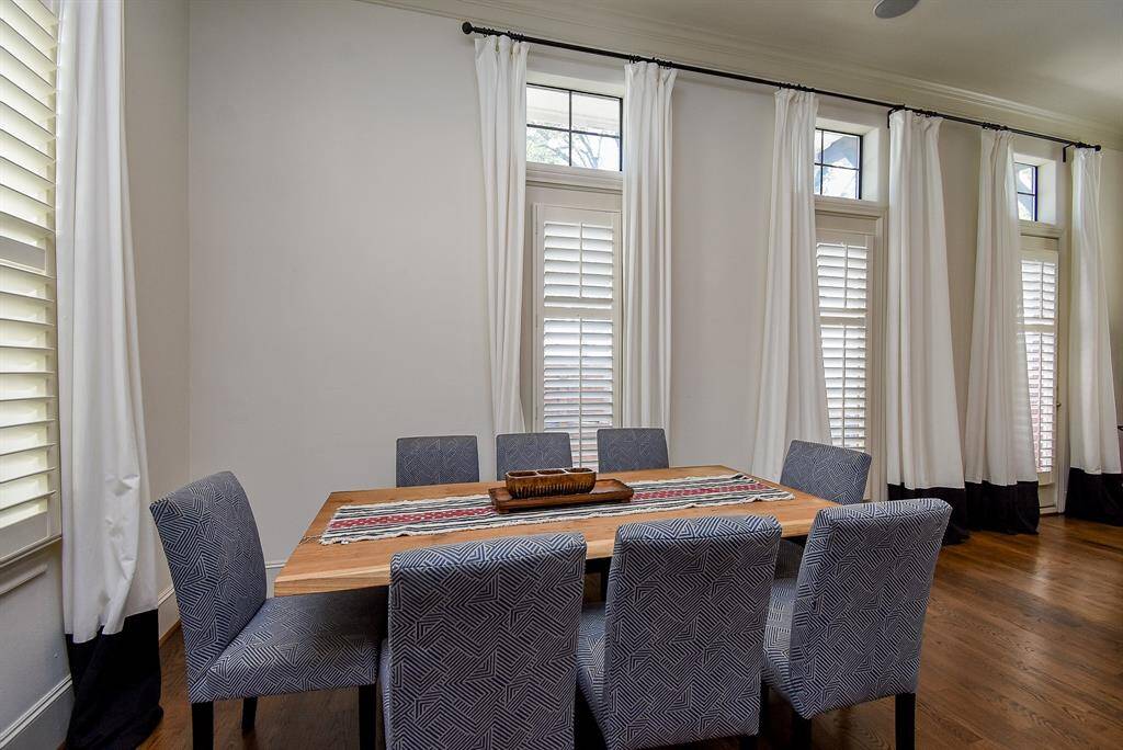 Appreciate the natural light in this dining room, perfect for family gathering.