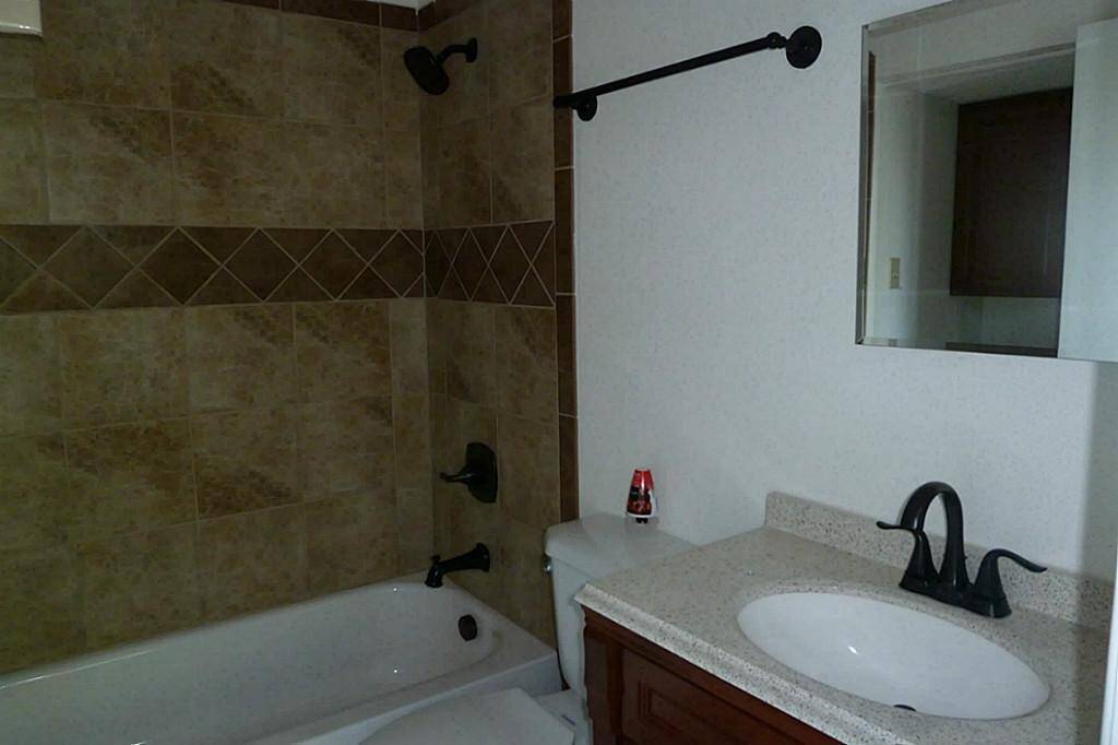 Private upstairs bath has also been totally updated