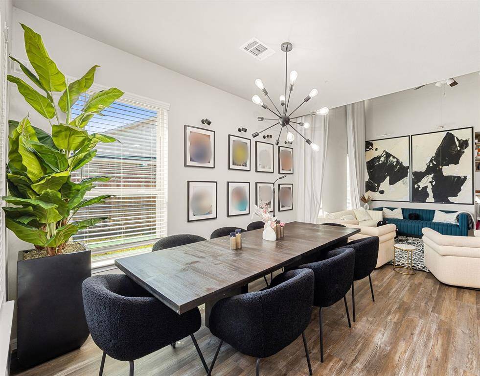 Open floor plan Dining, Living room and kitchen