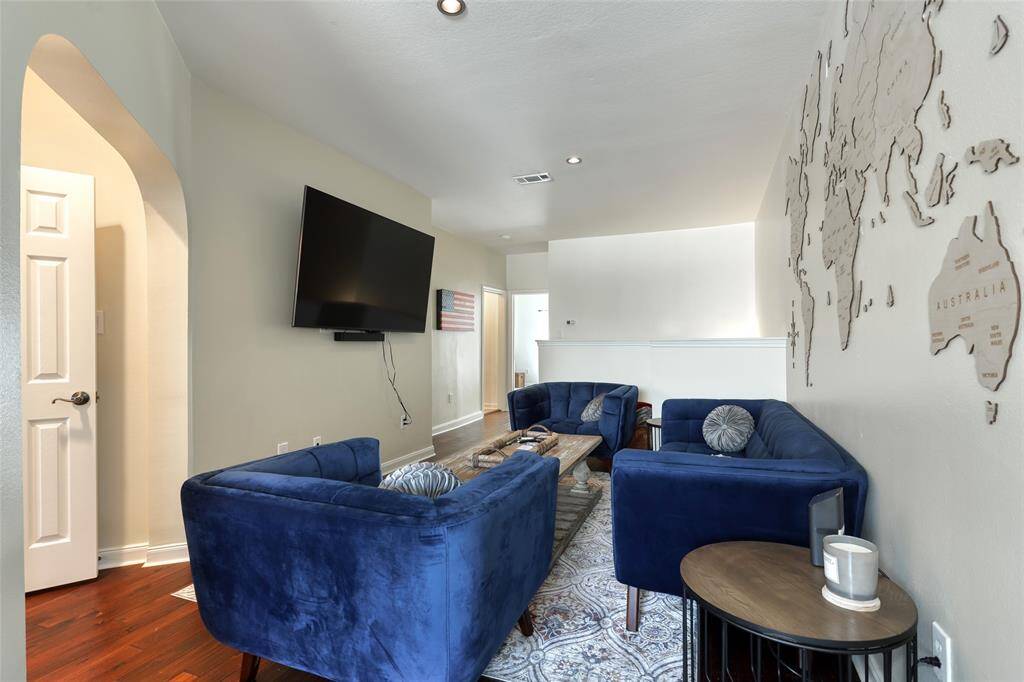 Upstairs Living