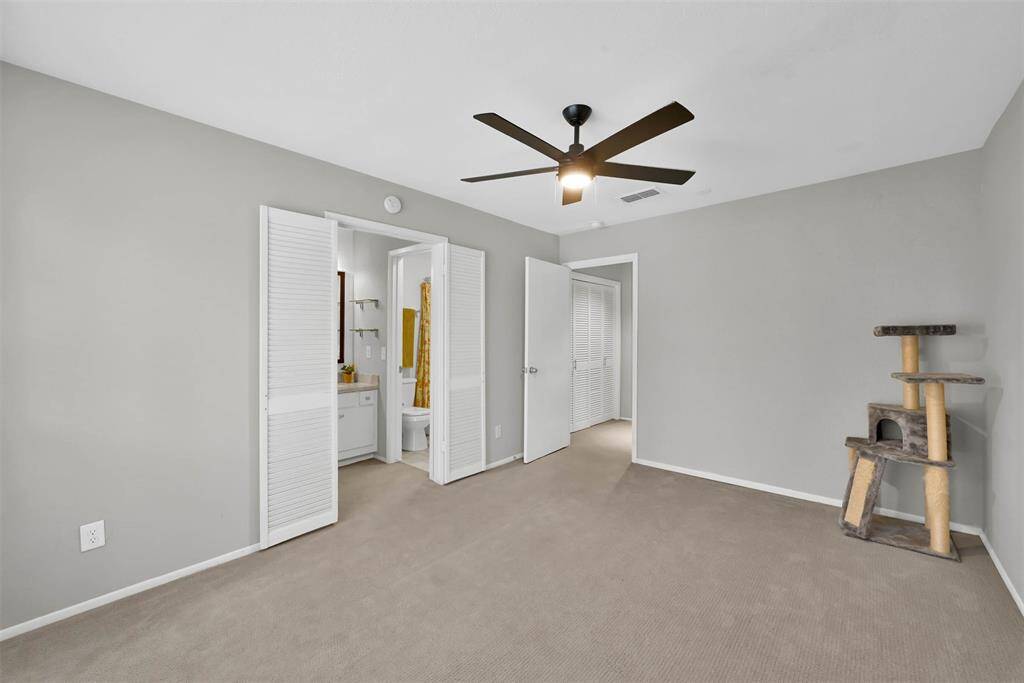 Second bedroom has its own bathroom as well.