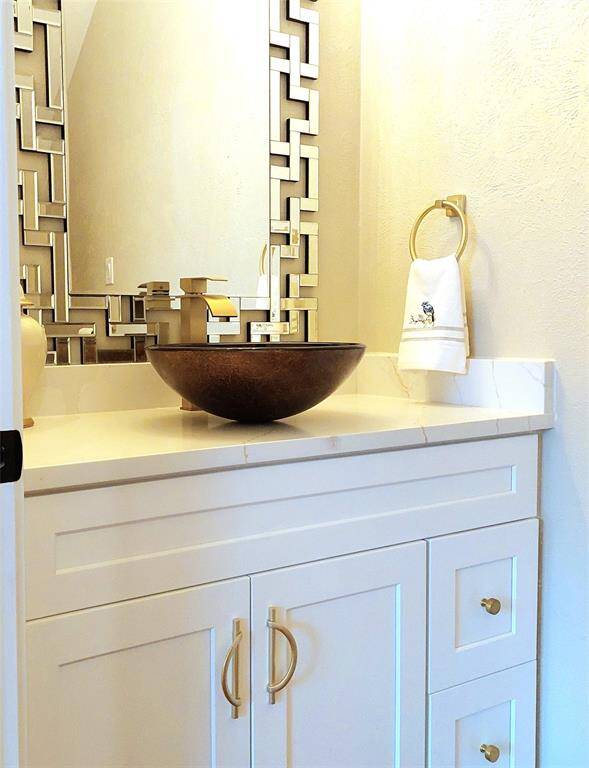 Everything in this kitchen is new. The appliances, cabinets, sinks, doors, hardware, quartz backsplash and counter tops, lighting, and graphite sink are all new. Be the first to use this wonderous kitchen!