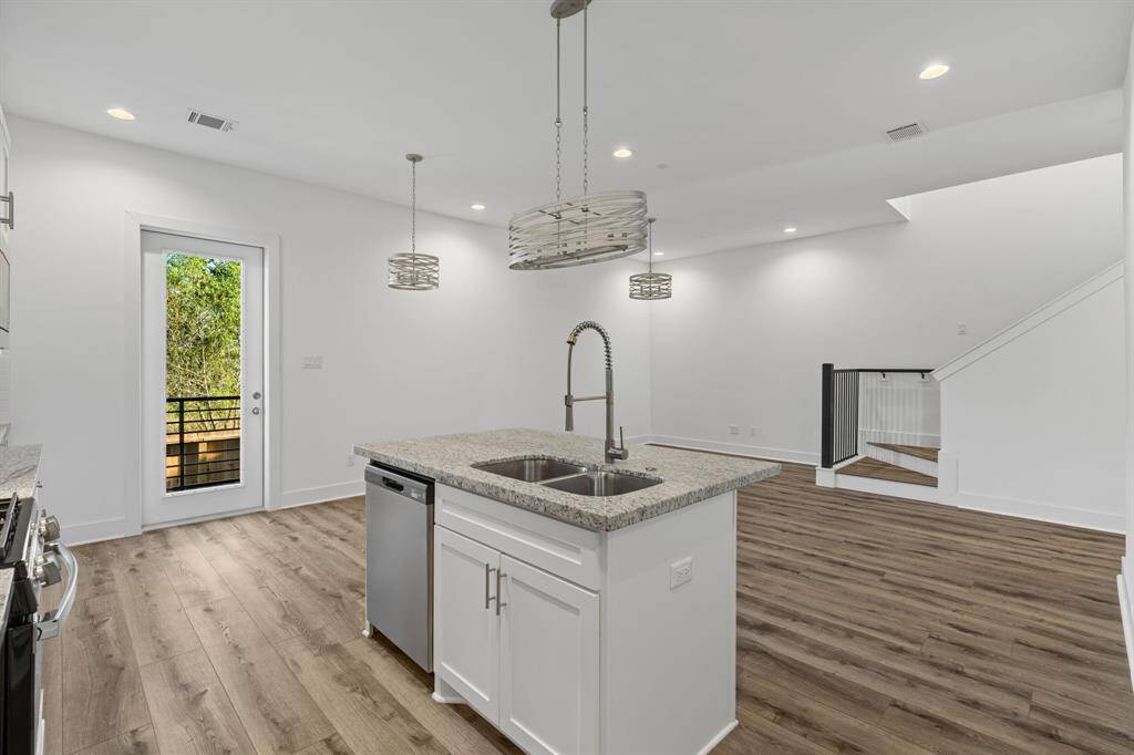 Living and kitchen area open floor plan allows for the ultimate relaxation and hosting capabilities!