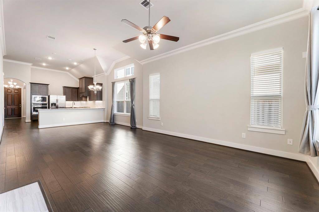 Windows offer plenty of natural lighting.