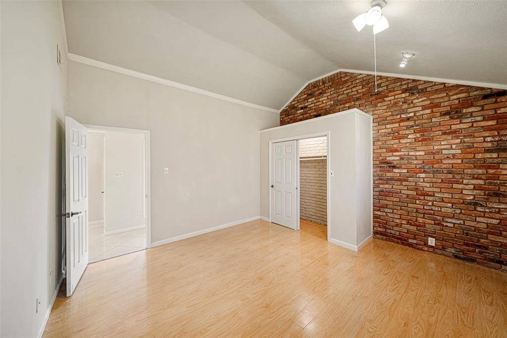 From the angle, you can see the added closet, providing plenty of storage while still maintaining ample space for the bedroom.