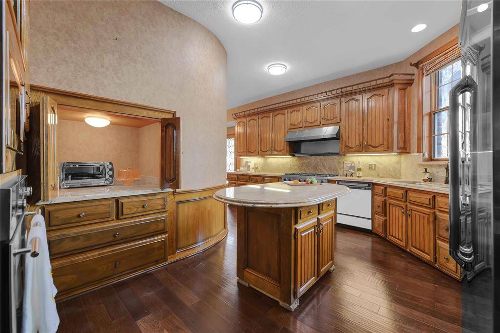 Pantry offers ample storage space.