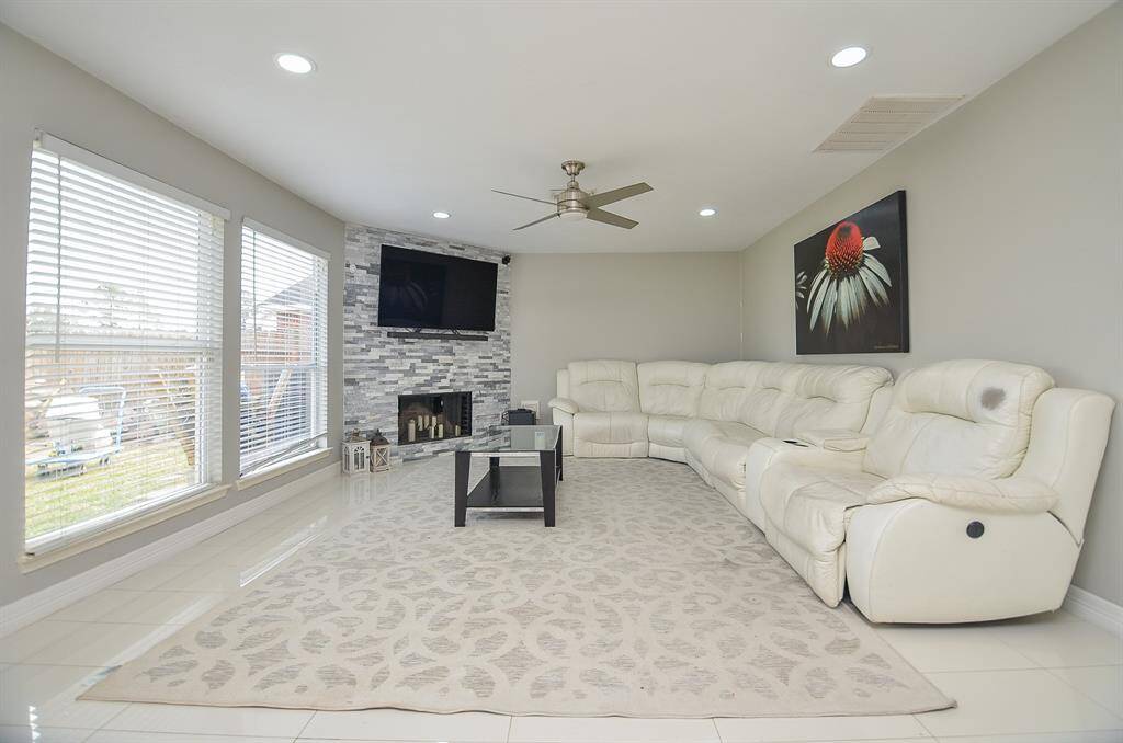 A haven of modern comfort and style with this spacious living room.