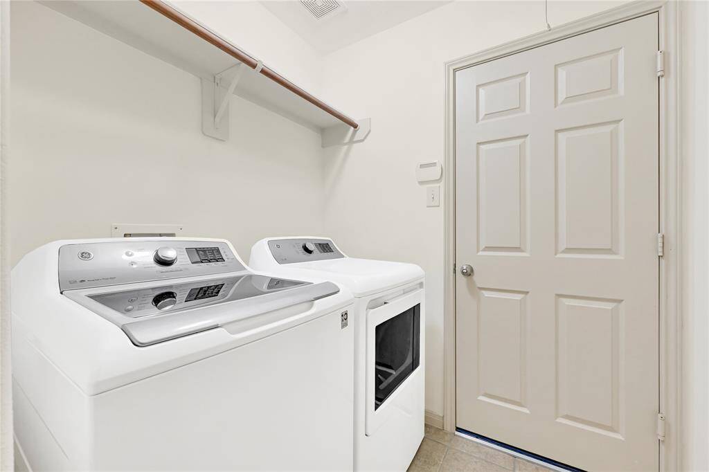 Both the washer and dryer convey with the sale of this home!