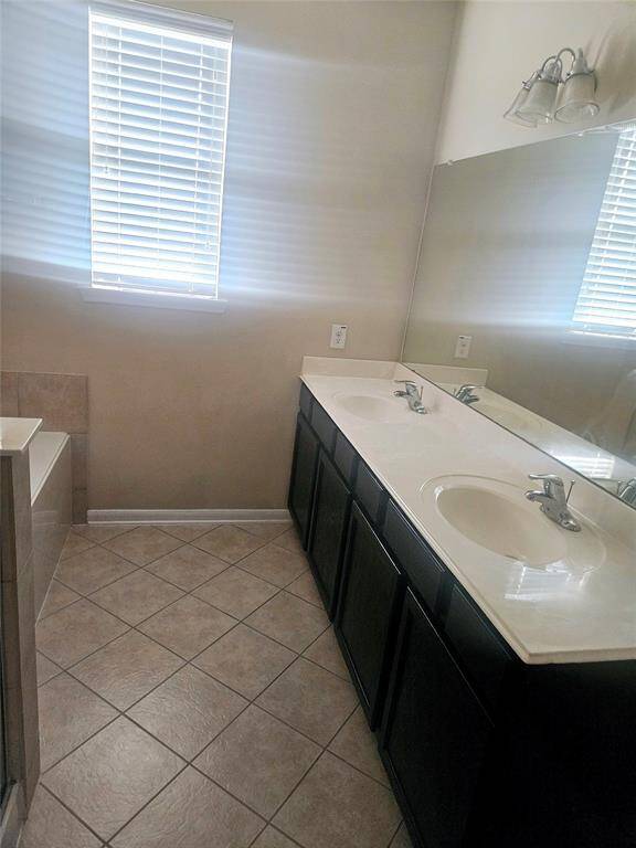 Master Bathroom with Double Sinks