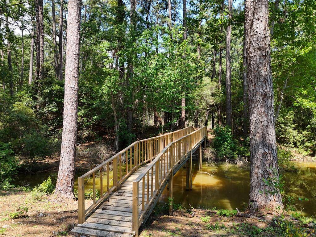 BRIDGE OVER PART OF THE POND