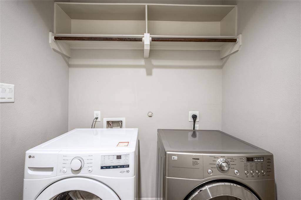 Utility room in the hallway on the third floor.