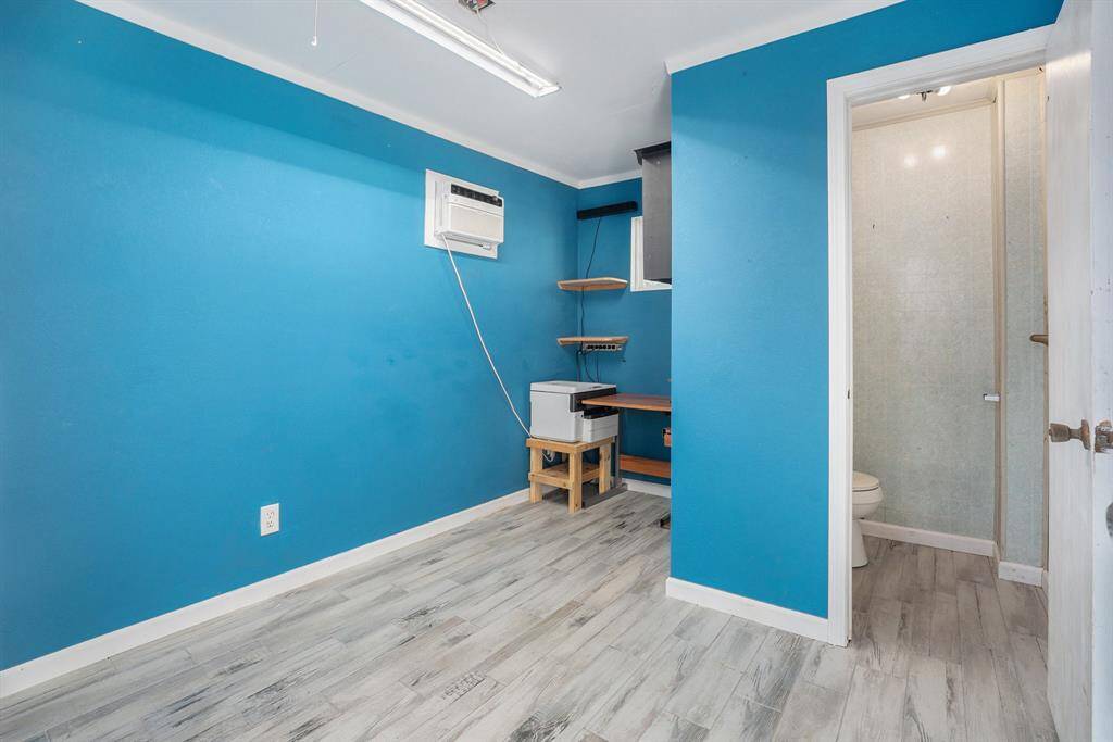 Private guest room with a separate entrance and convenient half bath. Located on the property but away from the main house.