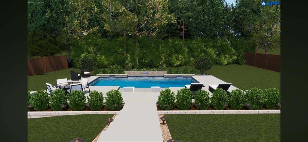 Seller had custom pool designs created.