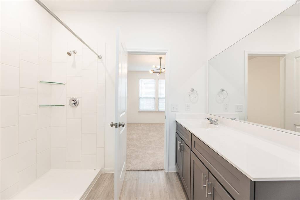 View of the primary bathroom.