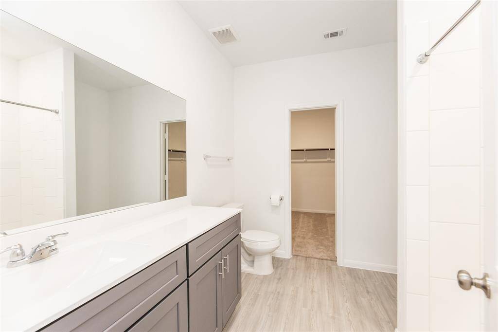View of the primary bathroom.