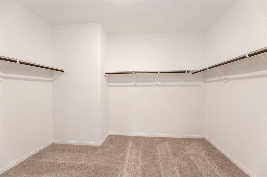Huge walk in closet!