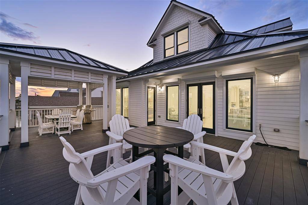 Access your covered and uncovered deck from the living room